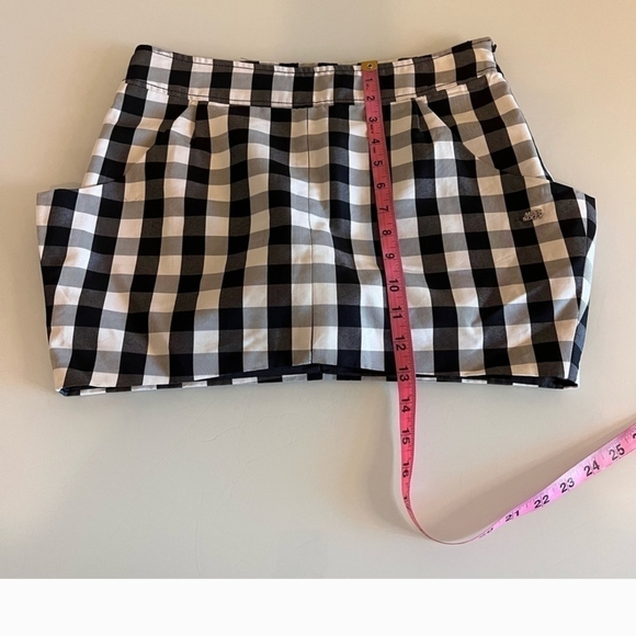 Vintage Y2k Miss Sixty Black and White Checkered Skort Size 27 - Picture 3 of 10